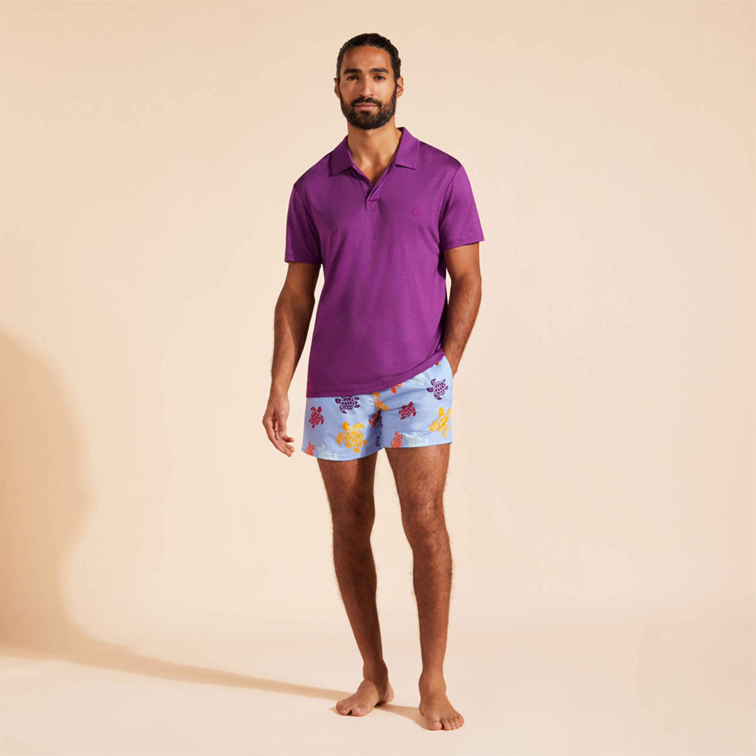 Resim Erkek Tortues Multicolores Moorise Mayo MSOAF136-603 | Vilebrequin