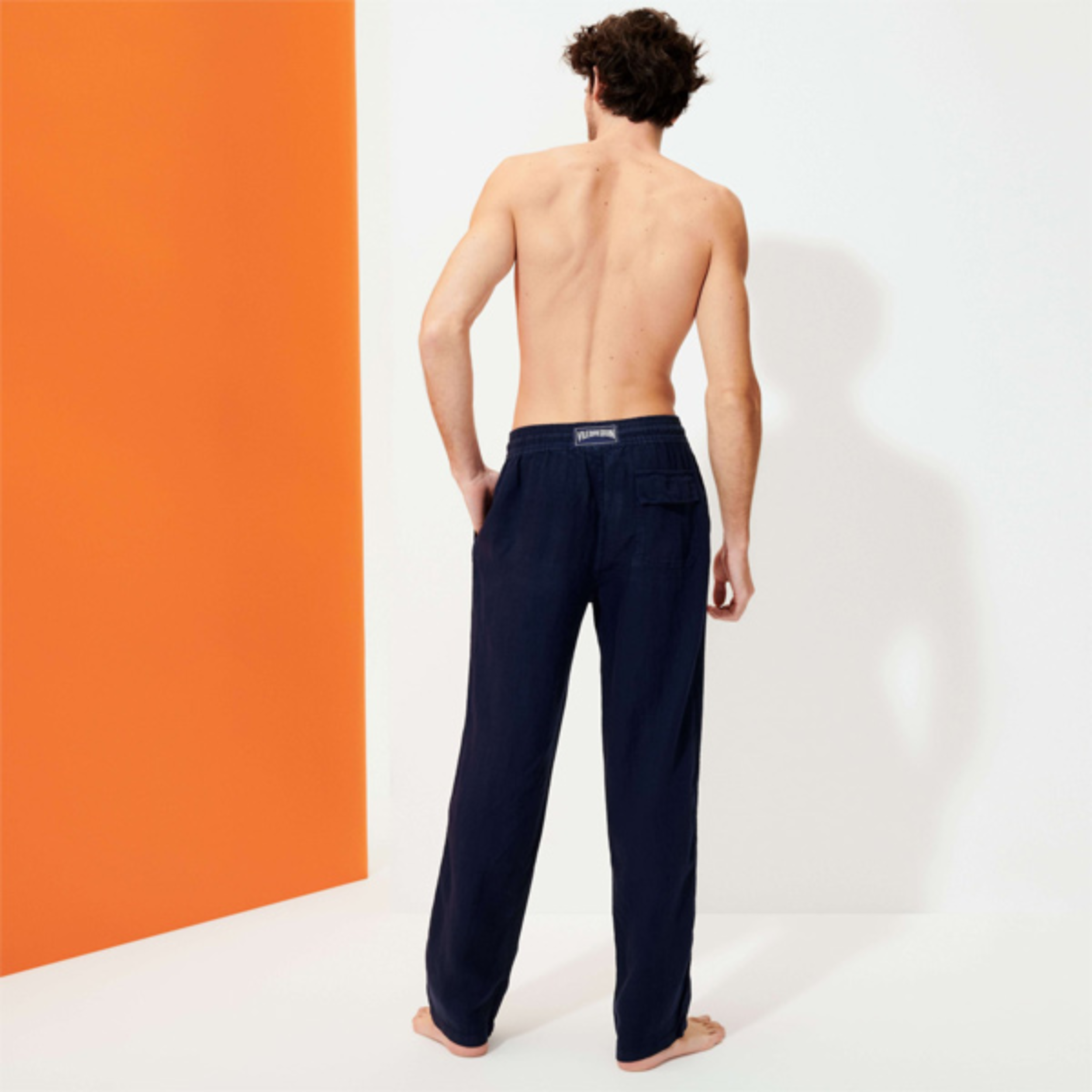 Resim Erkek Pacha Keten Pantolon PACP613P-390 | Vilebrequin