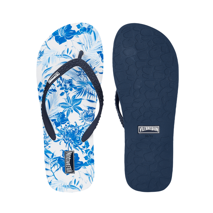 Resim Kadın Tahiti Flowers Coppa Terlik