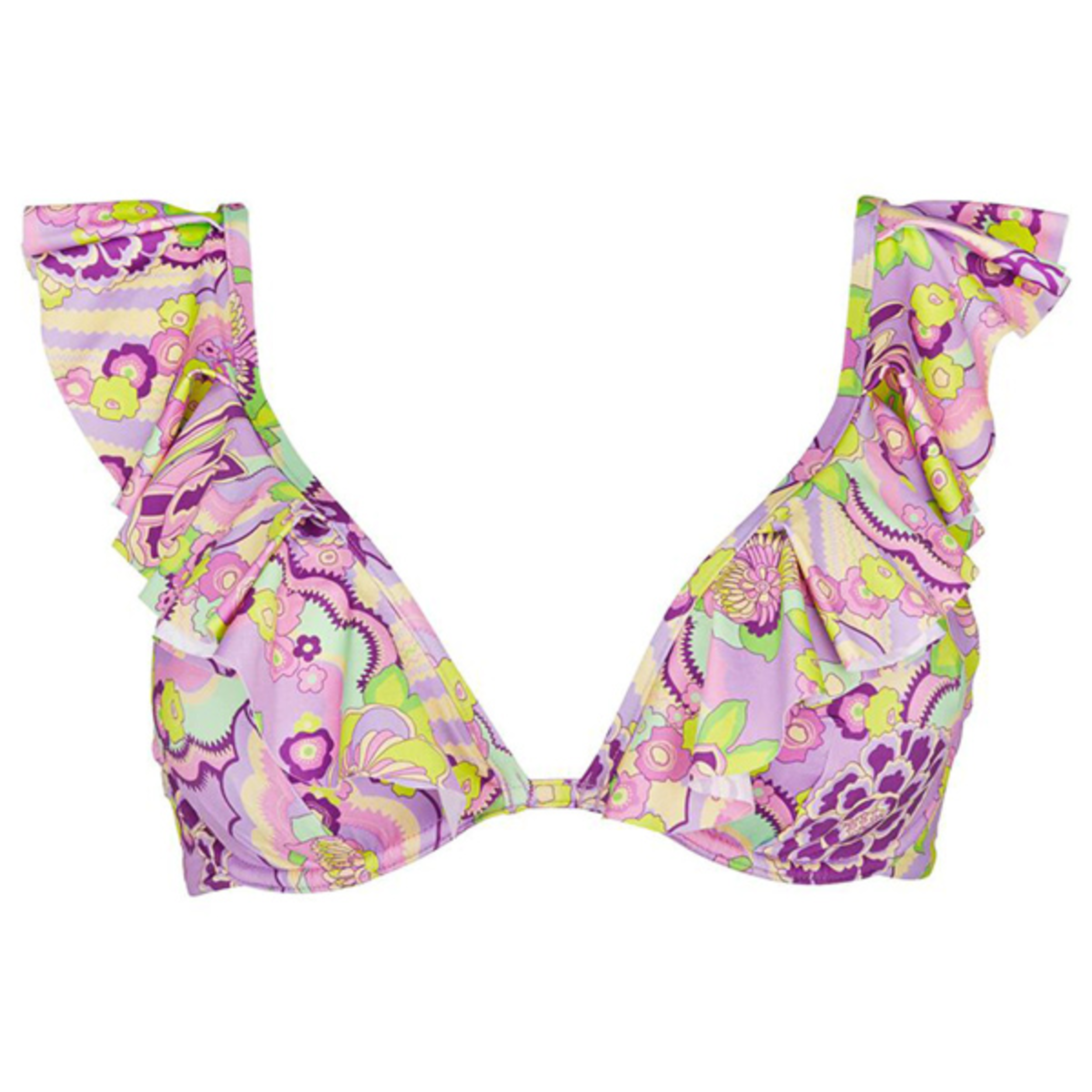 Resim Kadın Rainbow Flowers Lizzy Bikini Üstü LZZH2H79-811 | Vilebrequin