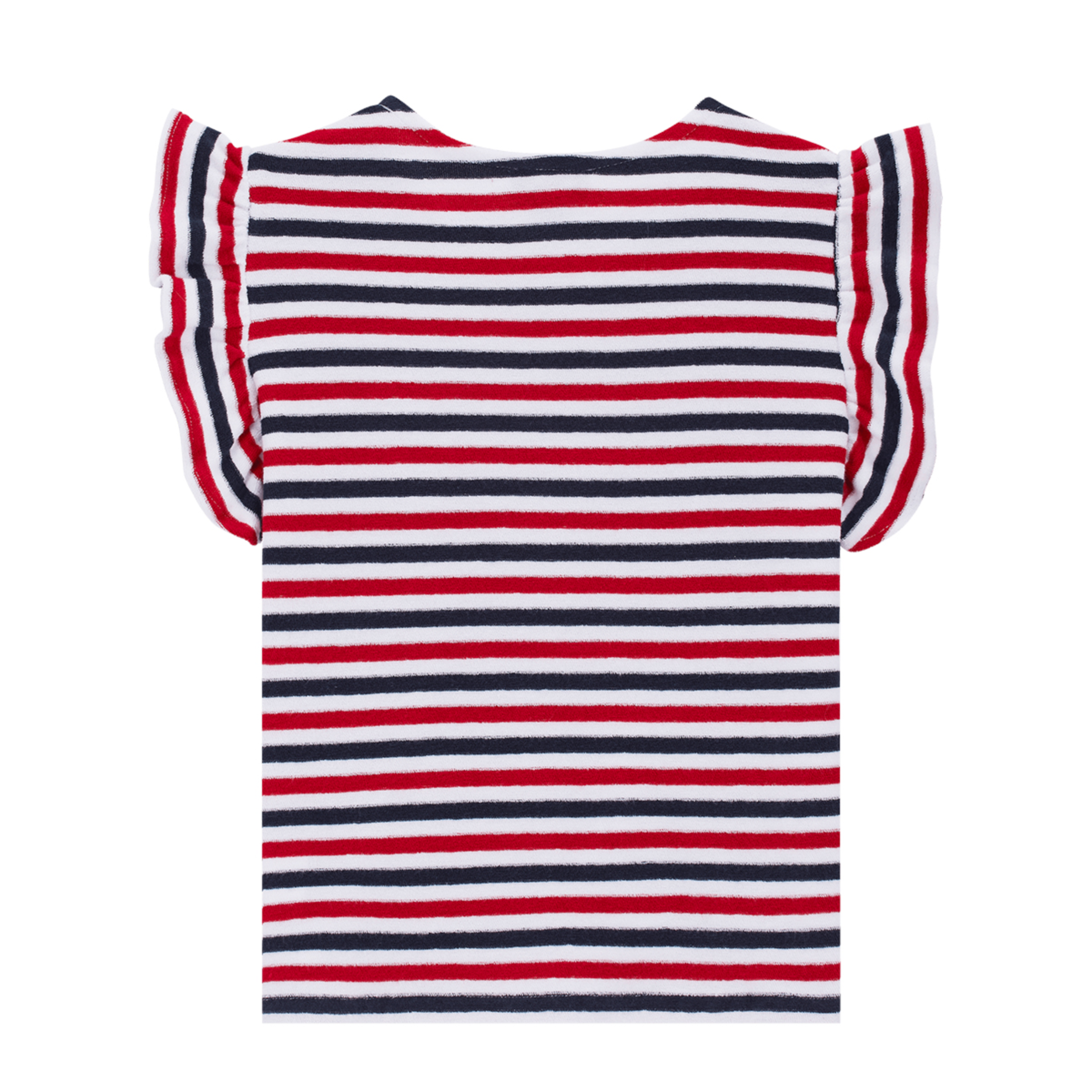 Resim Kız Çocuk Striped Genny Tişört ENNAQ445-986 | Vilebrequin