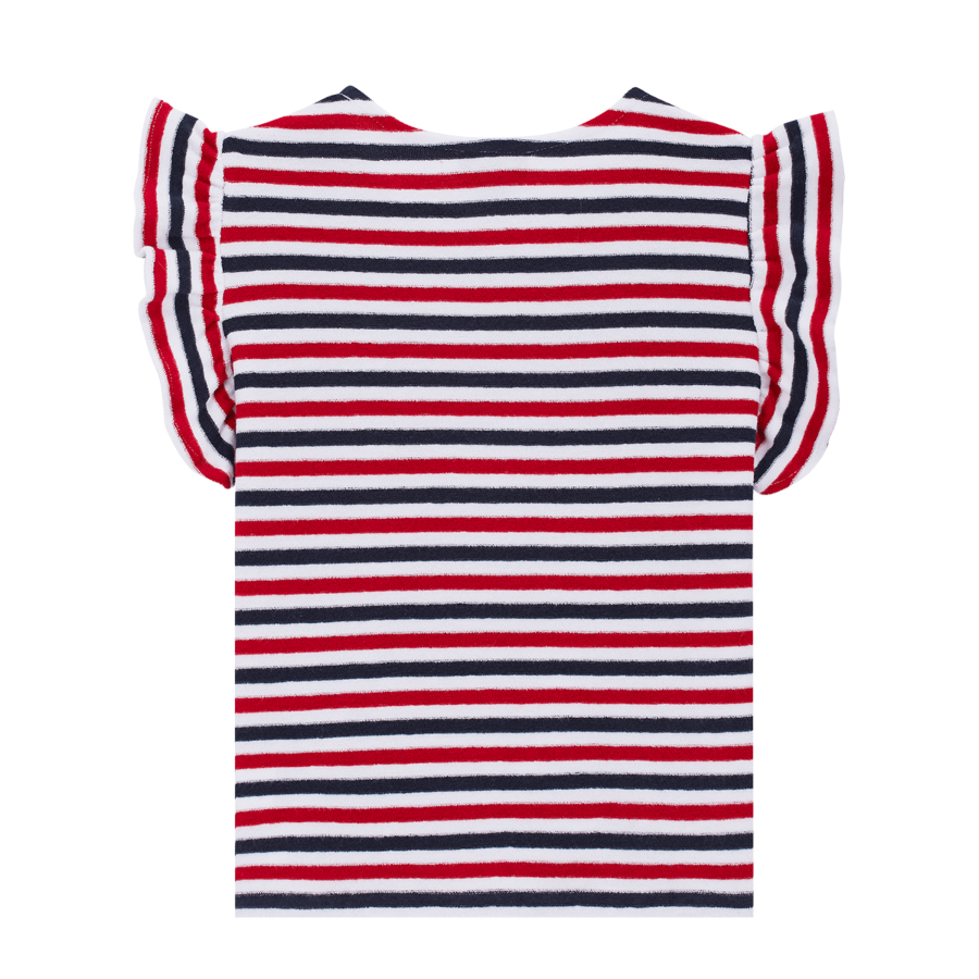 Resim Kız Çocuk Striped Genny Tişört