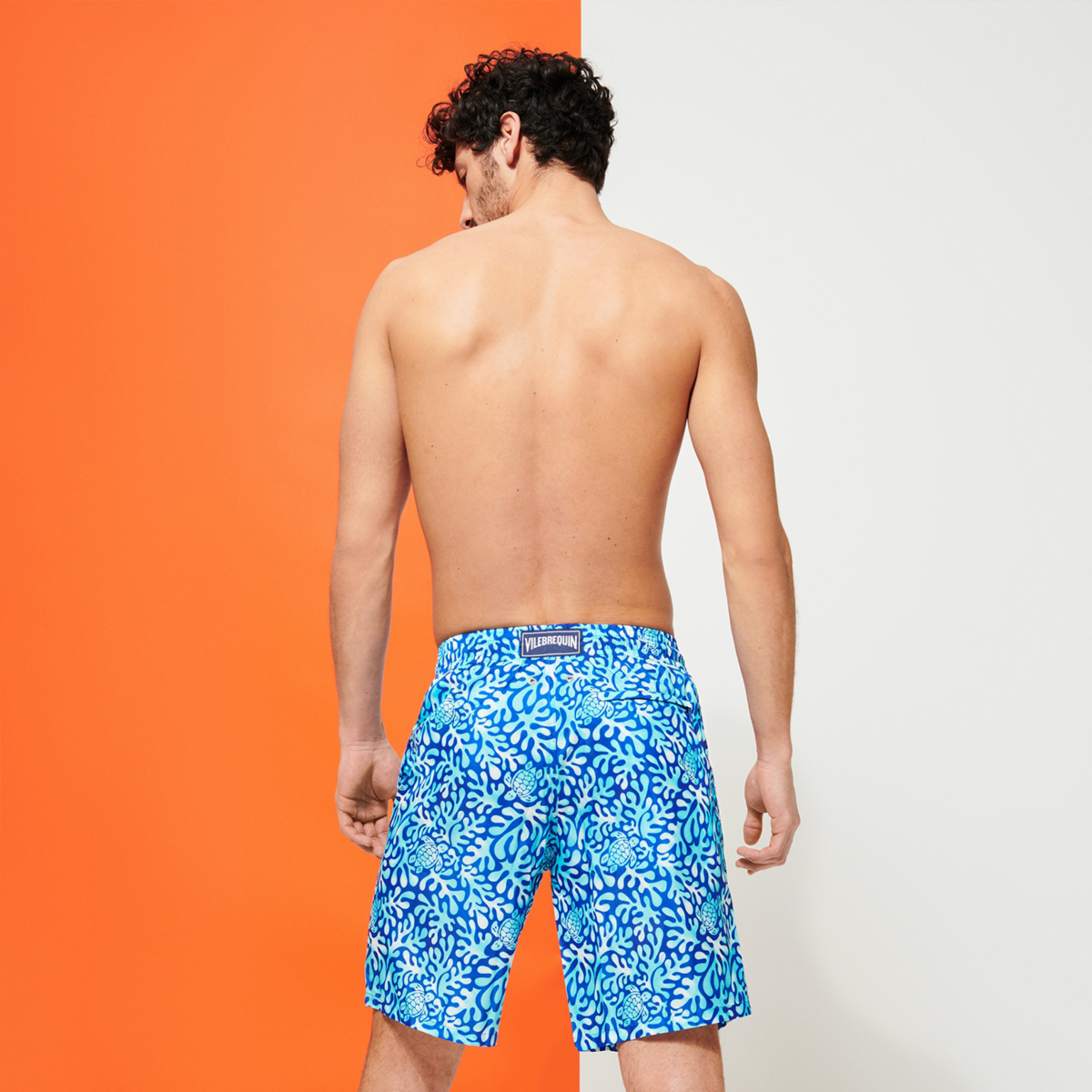 Resim Erkek Turtles Splash Okohina Mayo OKHC1J00-314 | Vilebrequin