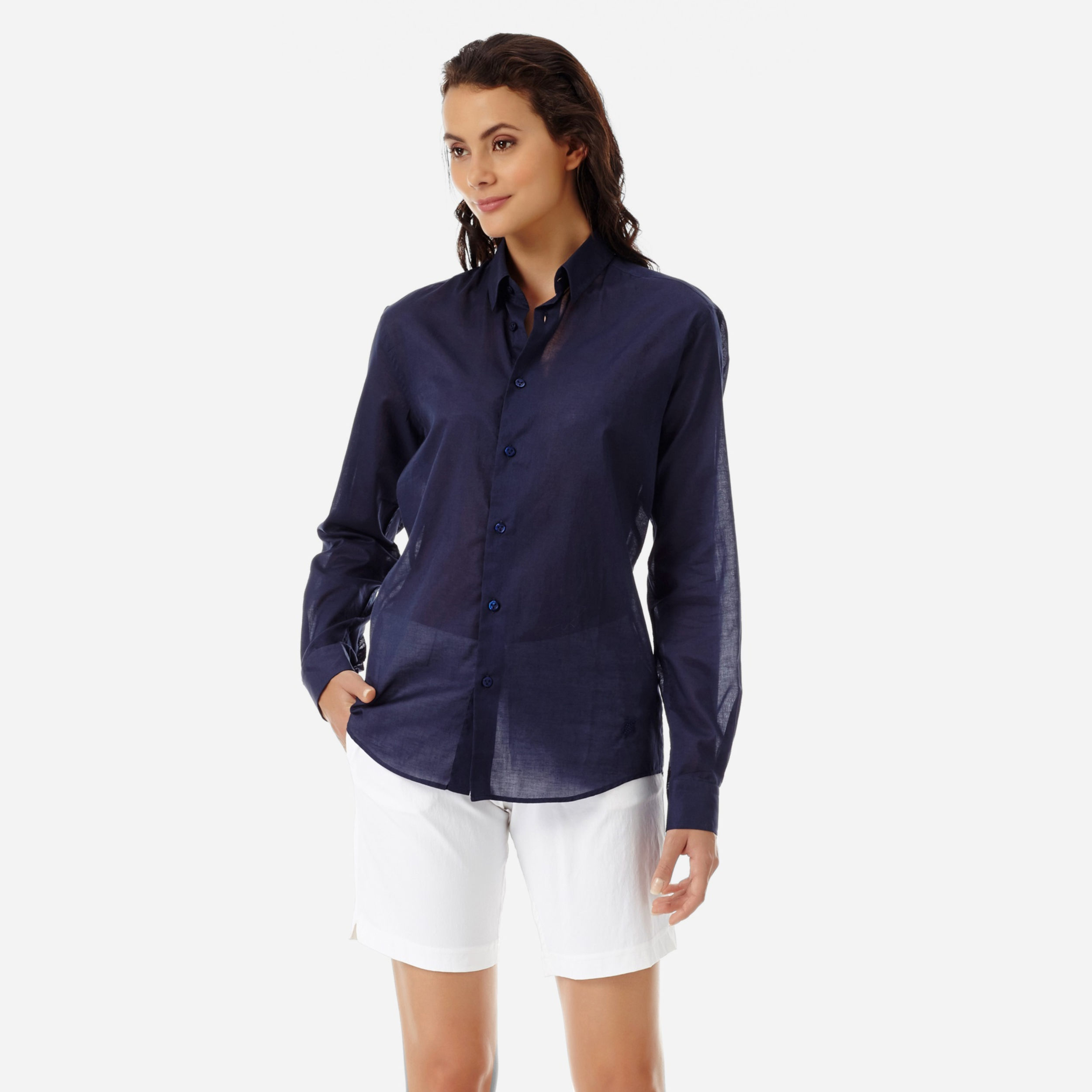 Resim Unisex Caracal Gömlek CCAP501P-390 | Vilebrequin
