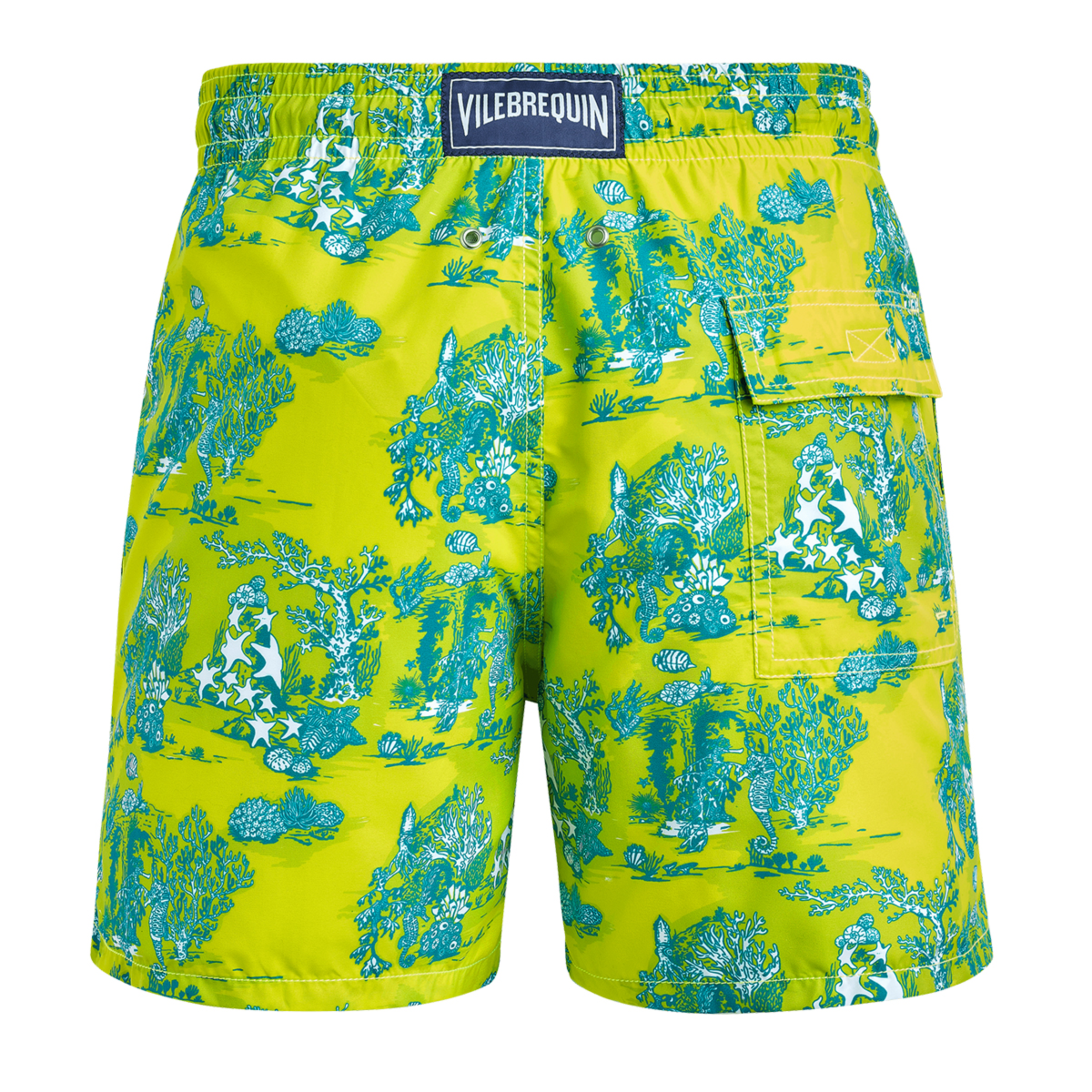 Resim Erkek Deep Sea Toile De Jouy Moorea Mayo MOOAB128-111 | Vilebrequin