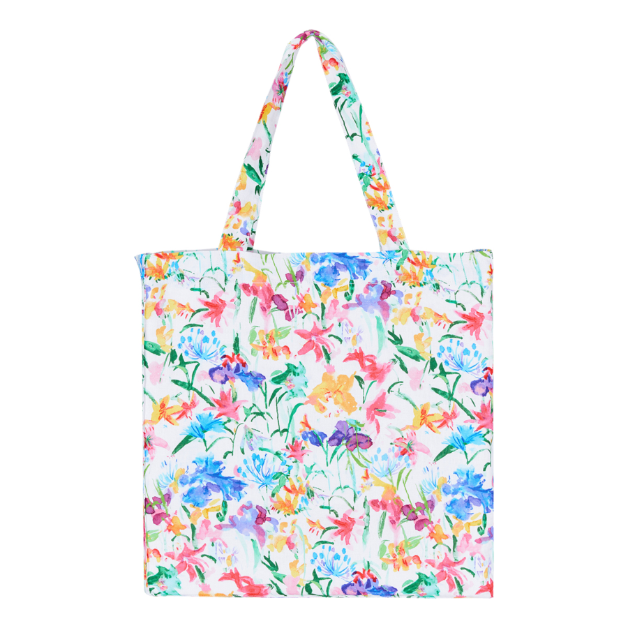 Resim Unisex Happy Flowers Babel Çanta