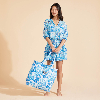 Resim Unisex Tahiti Flowers Babel Çanta BBLA1203-010 | Vilebrequin