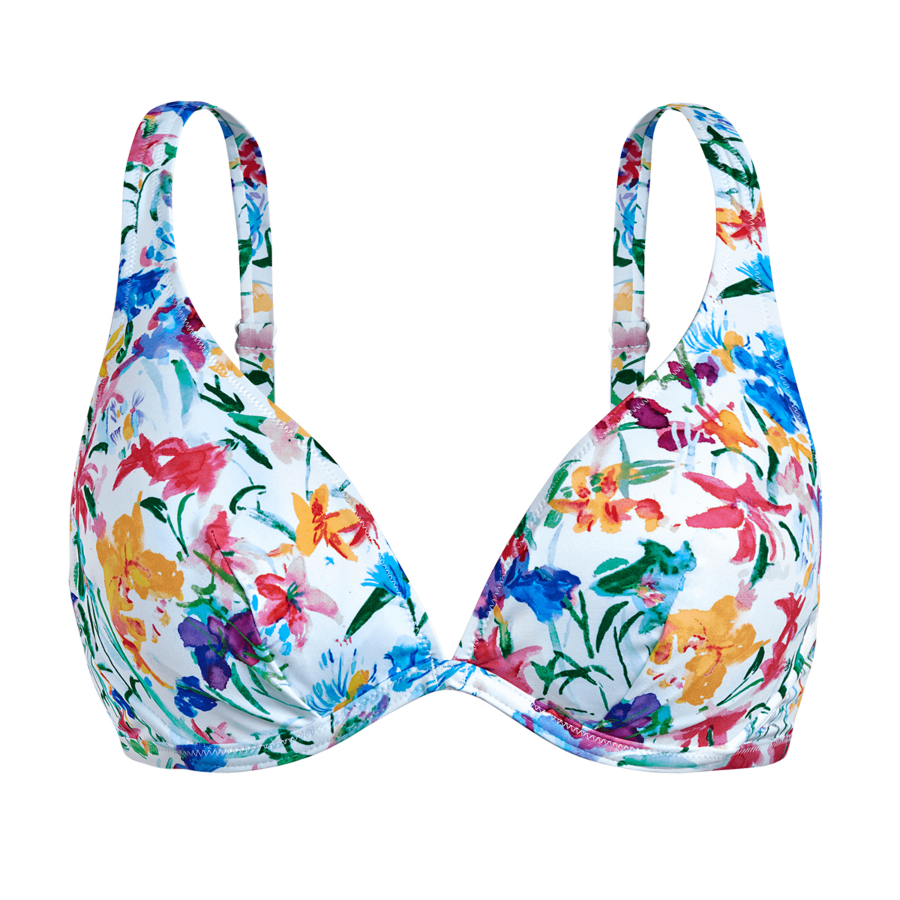 Resim Kadın Happy Flowers Faithful Bikini Üstü