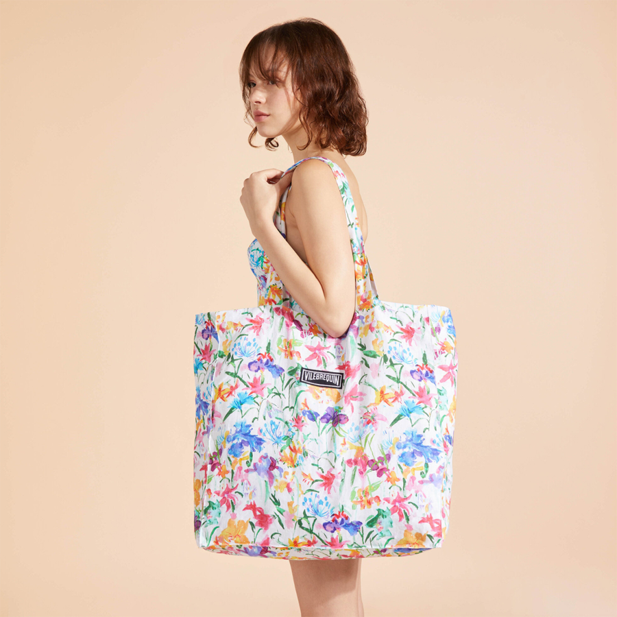 Resim Unisex Happy Flowers Babel Çanta