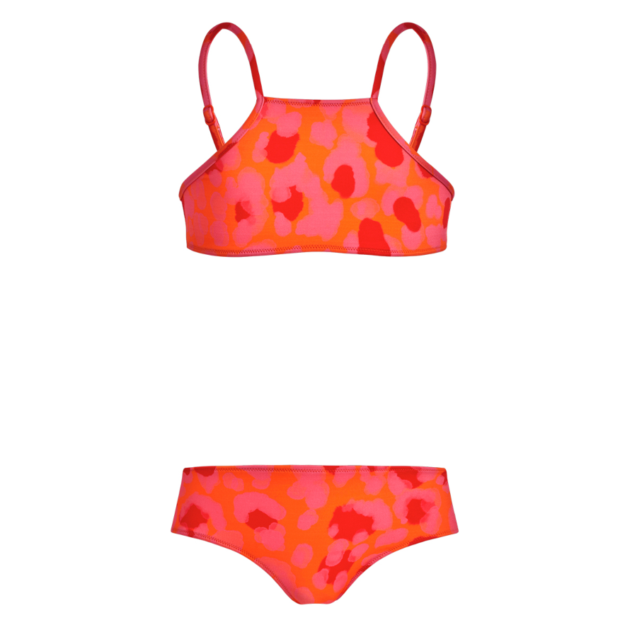 Resim Kız Çocuk New Leopard Gomette Bikini