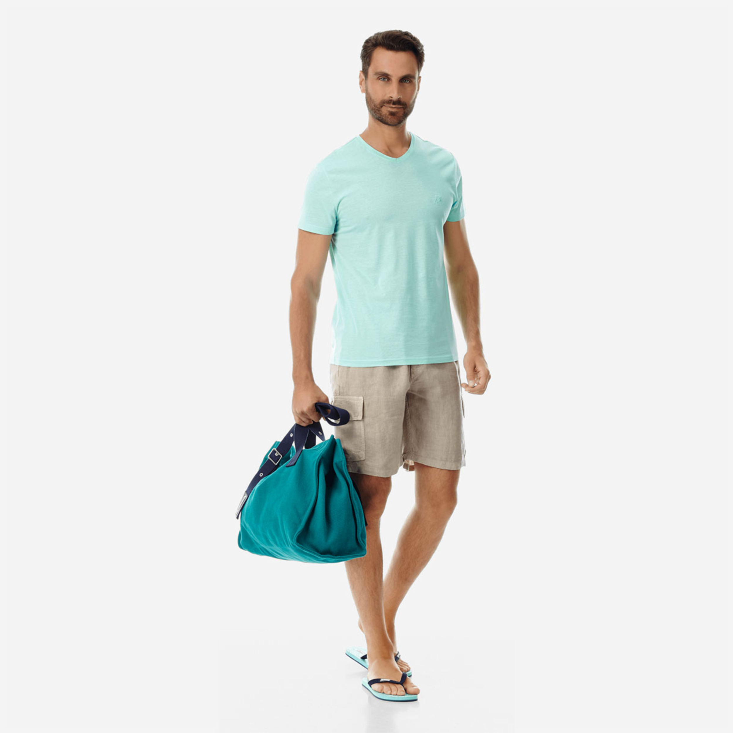 Resim Erkek Baie Keten Bermuda BAIU3U01-513 | Vilebrequin