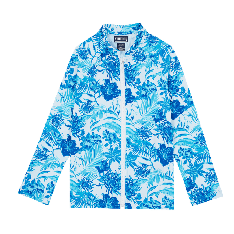 Resim Çocuk Tahiti Flowers Ginko-Z UV Korumalı Tişört
