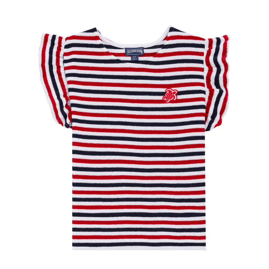 Resim Kız Çocuk Striped Genny Tişört