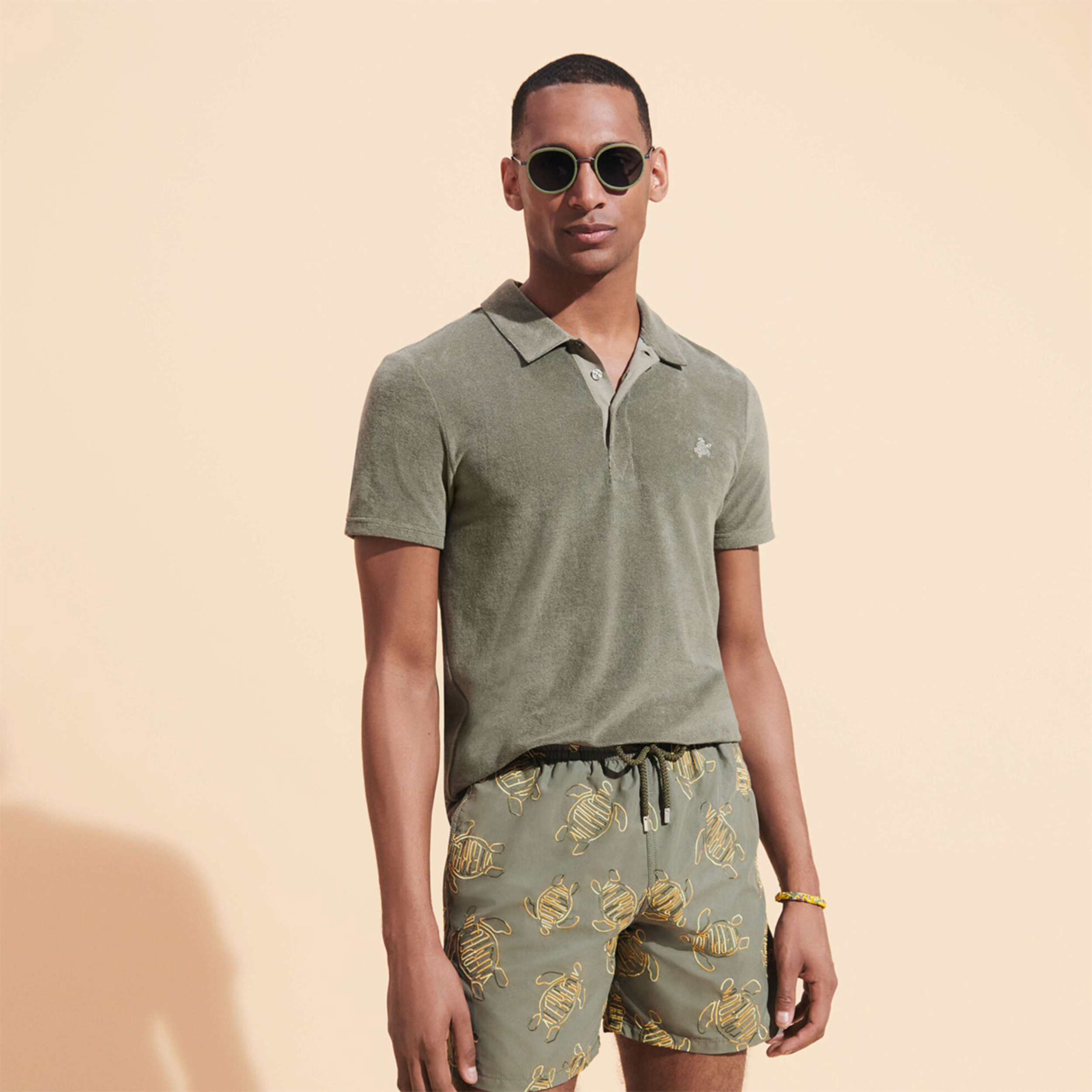 Resim Erkek Mistral BQ Turtles - Limited Edition Mayo MISH3C08-472 | Vilebrequin