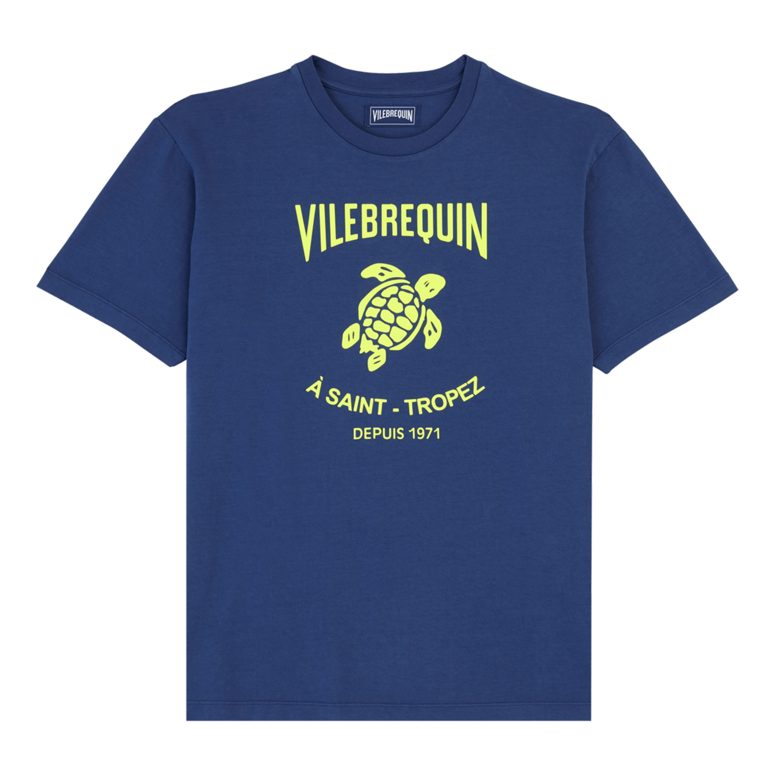 Resim Erkek Turtle Logo Portisol Tişört PTSAP379-388 | Vilebrequin