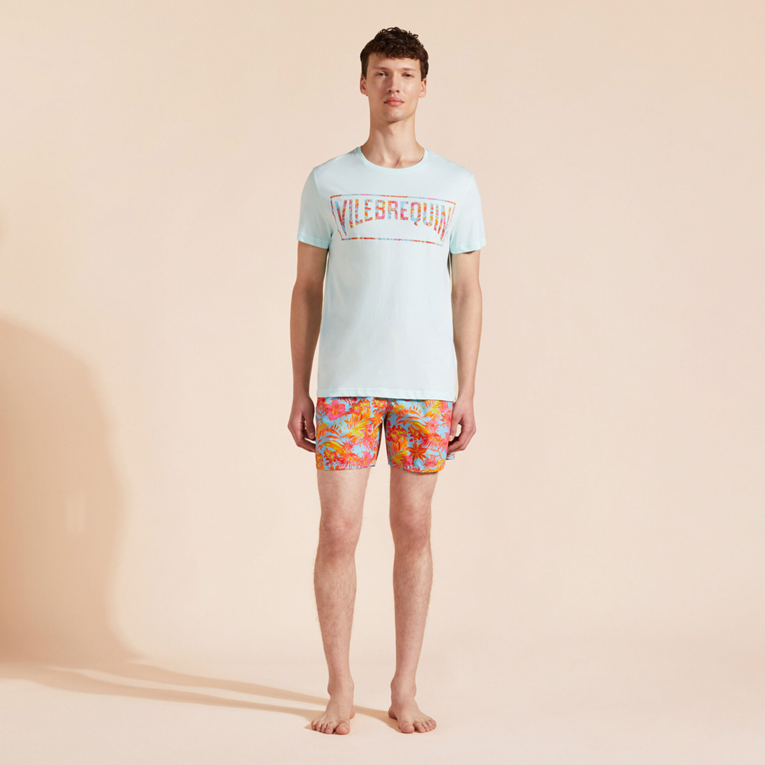 Resim Erkek Tahiti Flowers Thom Tişört THOAP349-373 | Vilebrequin